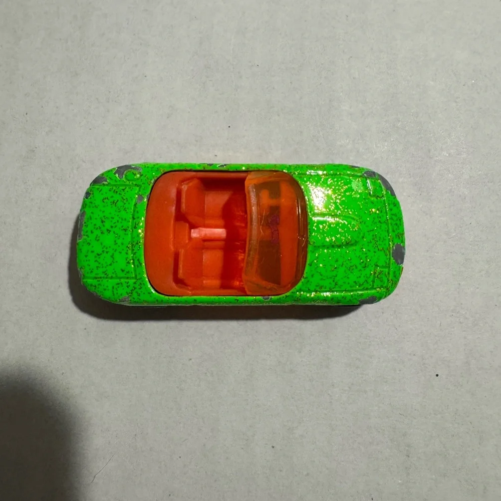 RARE 1990 Mattel Hot Wheels Sparkle Green Orange Mazda Miata‎ MX-5  #A107
